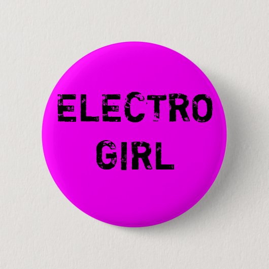 Electromädchen Knopf Button (Vorderseite)