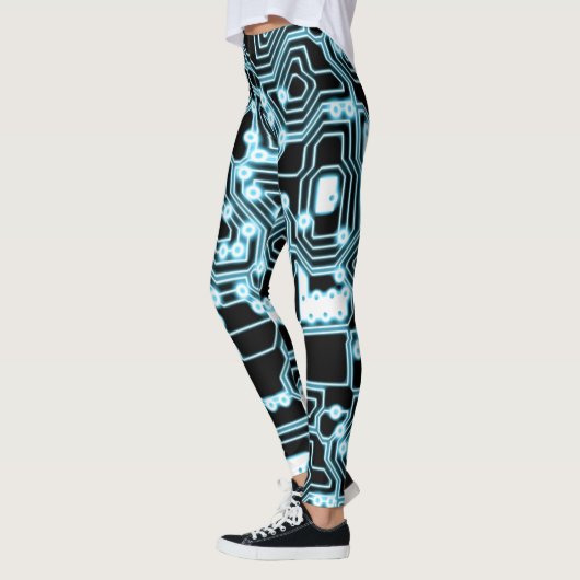 ElecTRON - Blau / Schwarz - Leggings (Links)