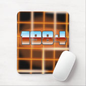 Electronic 1984 Cartoon Poster. Mousepad (Mit Mouse)