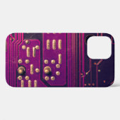 Electronic circuit board abstract background. comp Case-Mate iPhone hülle (Rückseite (Horizontal))