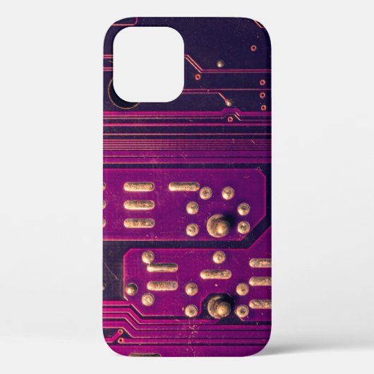 Electronic circuit board abstract background. comp Case-Mate iPhone hülle (Rückseite)