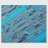 Electronic circuit board close up. circuit,board,b geschenkpapier (Flach)