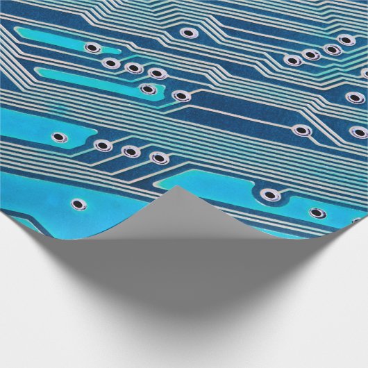 Electronic circuit board close up. circuit,board,b geschenkpapier (Ecke)