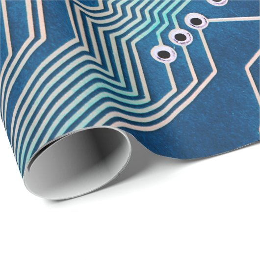 Electronic circuit board close up. circuit,board,b geschenkpapier (Rolleneckpunkt)