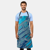 Electronic circuit board close up. circuit,board,b schürze (Getragen)