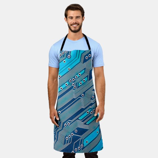 Electronic circuit board close up. circuit,board,b schürze (Getragen)