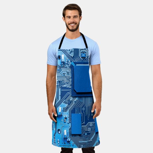 Electronic circuit board close up. circuit,board,s schürze (Getragen)