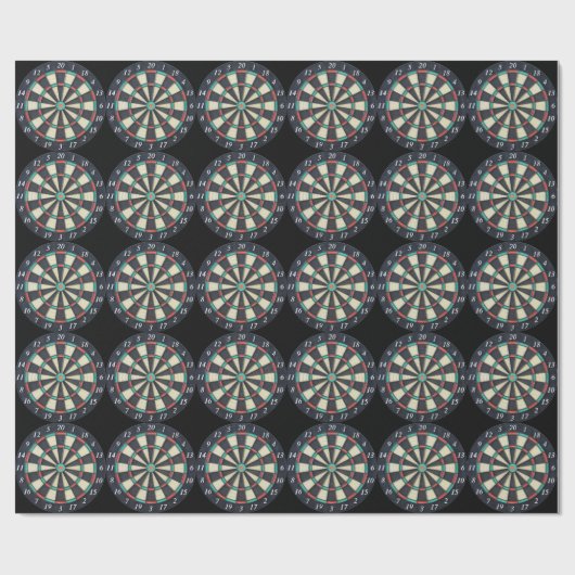 Electronic Dart Board Geschenkpapier (Flach)