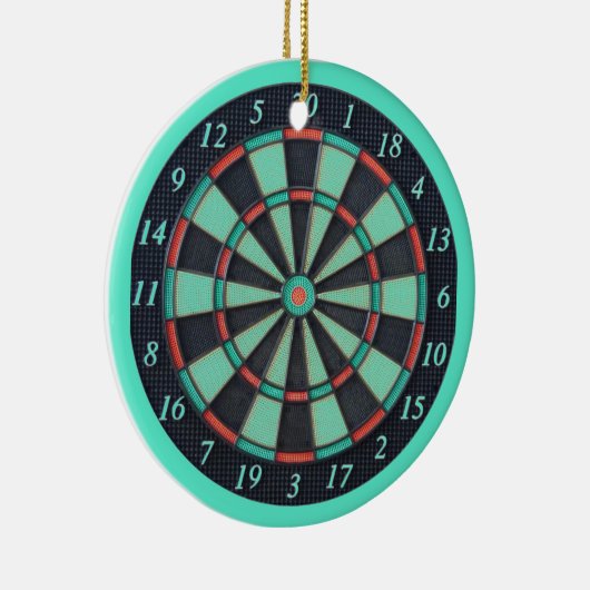 Electronic Dart Board Keramik Ornament (Rechts)