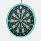 Electronic Dart Board Keramik Ornament (Links)
