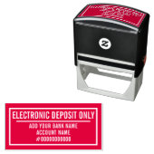 Electronic Deposit Only Permastempel (Beispiel)