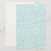 Electronic Digital Circuit Board Briefpapier (Vorne/Hinten)