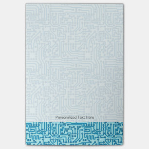 Electronic Digital Circuit Board Post-it Klebezettel