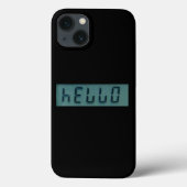 Electronic Hello Display Message Case-Mate iPhone Hülle (Rückseite)
