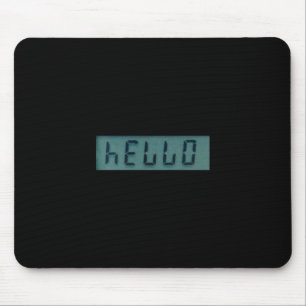 Electronic Hello Display Message Mousepad