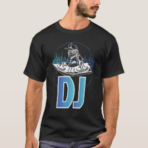 Electronic Visualizer Turntable Cool Dj Diskjocke T-Shirt