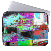 Electronics Bag – Abstract Grid Laptopschutzhülle (Vorderseite)