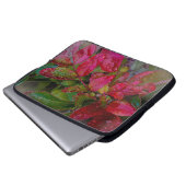 Electronics Bag Evergreen Herbst Roter Zweig Laptopschutzhülle (Vorne Knopf)