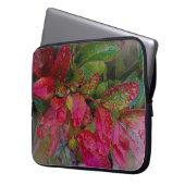 Electronics Bag Evergreen Herbst Roter Zweig Laptopschutzhülle (Vorderseite Links)