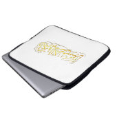 Electronics Bag Modern Arabic Art Protective Case  (Vorne Knopf)