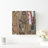 Electronics & Tech Accessories > Tablet & Laptop C Quadratische Wanduhr (Zuhause)