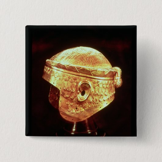 Electrum-Sturzhelm von König Mes-Kalem-Graben Button (Vorderseite)