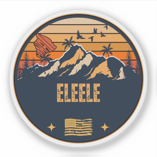 Eleele, Hawaii Aufkleber (Vorderseite)