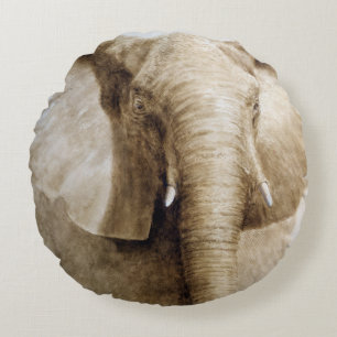 Elefant 2004 rundes kissen