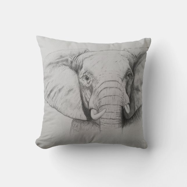 Elefant 2011 kissen (Vorderseite)