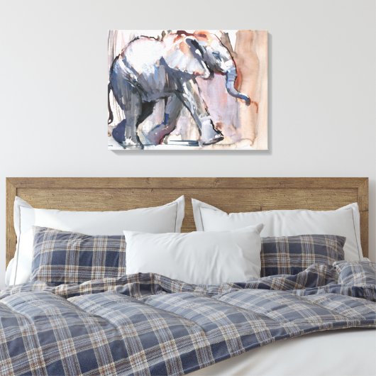 Elefant 2012 leinwanddruck (Insitu (Schlafzimmer))