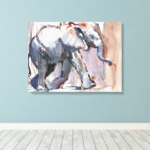 Elefant 2012 leinwanddruck (Insitu (Holzboden))