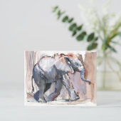 Elefant 2012 postkarte (Stehend Vorderseite)