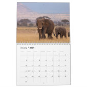 Elefant 2027  kalender (Jan 2027)