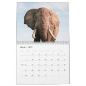 Elefant 2027 kalender (Mär 2027)
