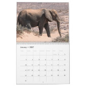 Elefant 2027 kalender (Jan 2027)