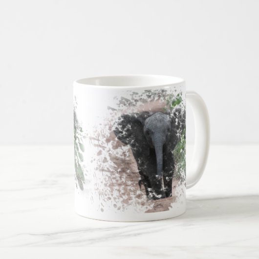 Elefant 2 kaffeetasse (VorderseiteRechts)