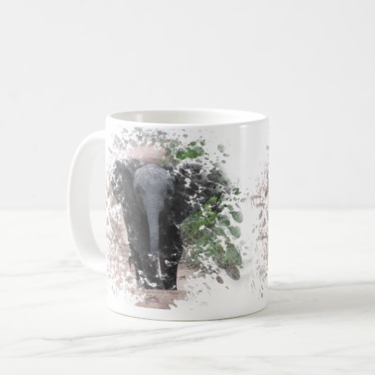 Elefant 2 kaffeetasse (Vorderseite Links)