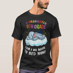 Elefant Abschluss 9. Klasse lustiger Schulabschlus T-Shirt