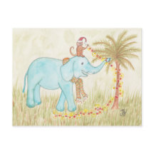 Elefant & Affe Stricken Weihnachtsleuchten