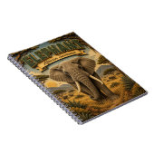 Elefant afrikanische Savanne POPCUT Notizblock (Rechte Seite)