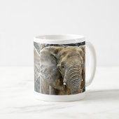 Elefant - afrikanischer Elefant-Tasse Kaffeetasse (VorderseiteRechts)