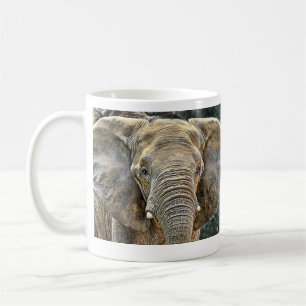 Elefant - afrikanischer Elefant-Tasse Kaffeetasse