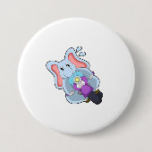 Elefant als Fahrrad mit Motorrad.PNG Button (Vorderseite)