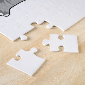 Elefant als Friseur mit Kamm Puzzle (Seite)