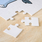 Elefant als Fußballspieler mit Fußball.PNG Puzzle (Seite)