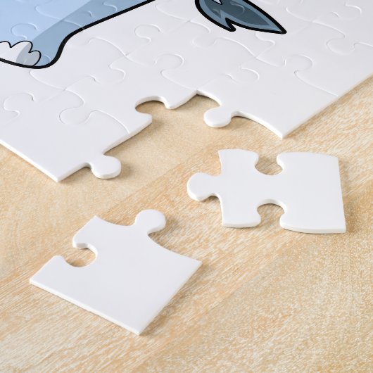 Elefant als Fußballspieler mit Fußball.PNG Puzzle (Seite)