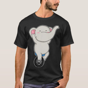 Elefant als Künstler bei Zirkus mit Reifen T-Shirt