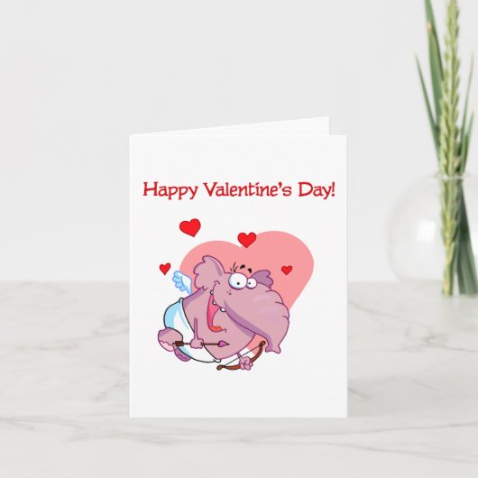 Elefant als kuppige Mitteilungskarten (Vorderseite)