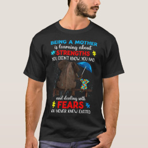 Elefant als Mutter-Autismus-Bewusstsein für Kinder T-Shirt