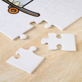 Elefant als Skater mit Skateboard Puzzle (Seite)